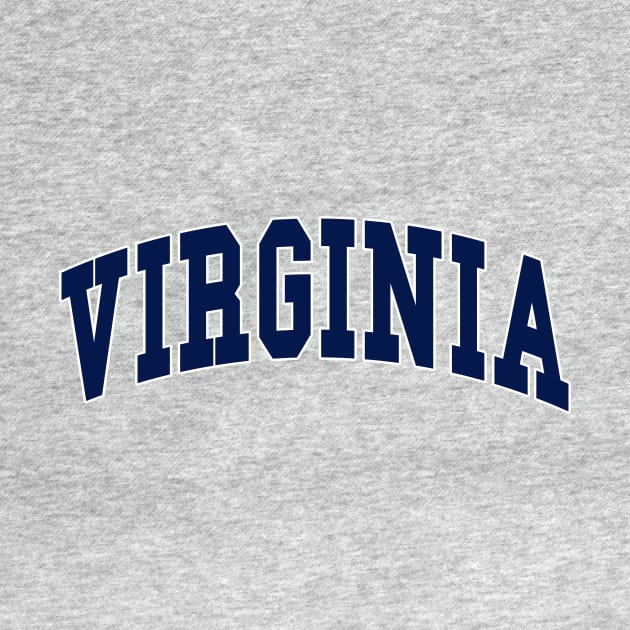 Virginia - jersey college university font text letters football baseball christmas birthday gift letters text basketball softball volleyball hockey love fan player gift for men women kids mothers fathers day dad mom vintage retro city state name by Fanboy04